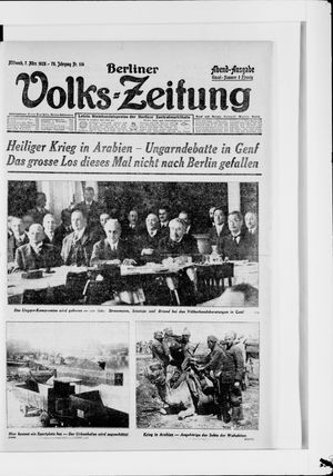 Berliner Volkszeitung on Mar 7, 1928