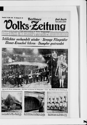 Berliner Volkszeitung on Mar 10, 1928