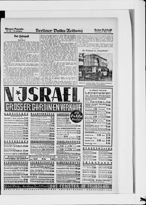 Berliner Volkszeitung on Mar 11, 1928