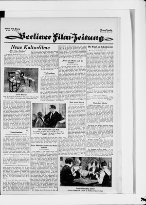 Berliner Volkszeitung on Mar 21, 1928