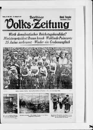 Berliner Volkszeitung vom 26.03.1928