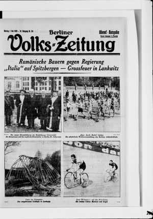 Berliner Volkszeitung vom 07.05.1928
