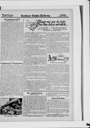 Berliner Volkszeitung vom 11.05.1928
