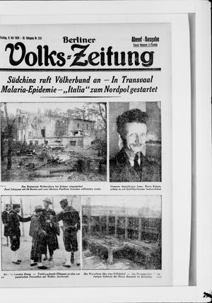 Berliner Volkszeitung vom 11.05.1928