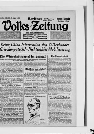 Berliner Volkszeitung vom 12.05.1928