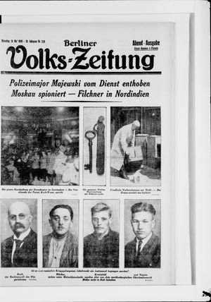 Berliner Volkszeitung on May 15, 1928