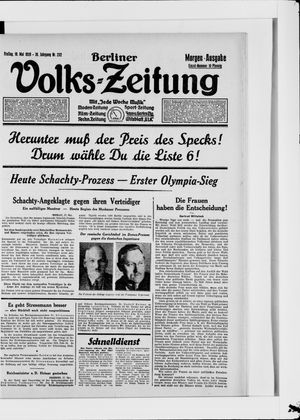 Berliner Volkszeitung vom 18.05.1928