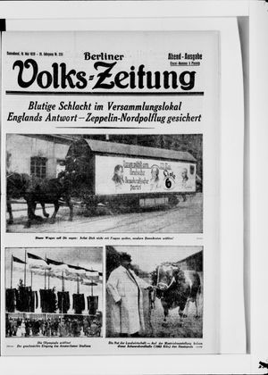 Berliner Volkszeitung vom 19.05.1928