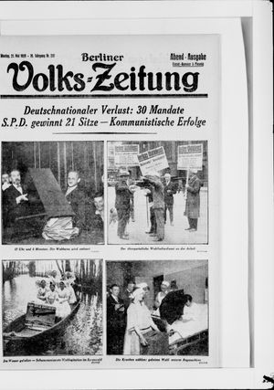 Berliner Volkszeitung vom 21.05.1928