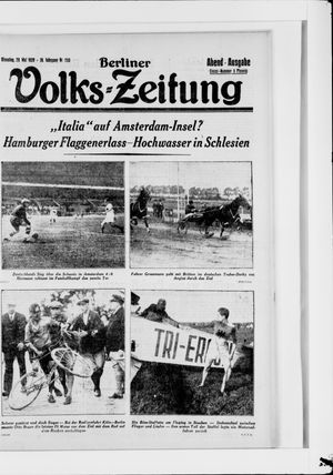 Berliner Volkszeitung vom 29.05.1928