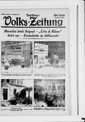 Berliner Volkszeitung on May 30, 1928