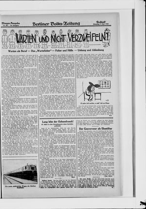 Berliner Volkszeitung vom 05.06.1928