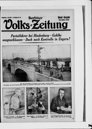Berliner Volkszeitung vom 09.06.1928