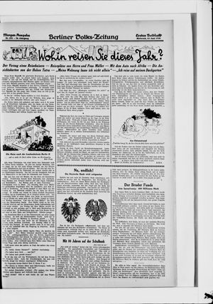 Berliner Volkszeitung vom 13.06.1928