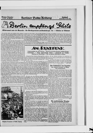 Berliner Volkszeitung vom 21.06.1928