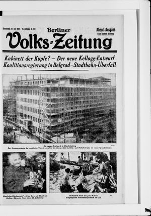 Berliner Volkszeitung vom 23.06.1928