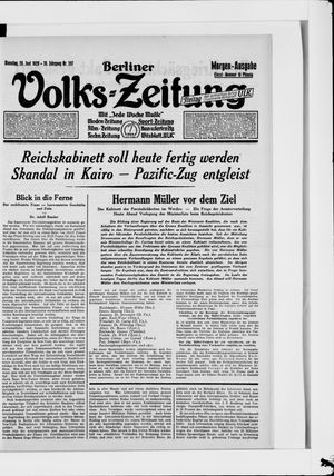 Berliner Volkszeitung vom 26.06.1928