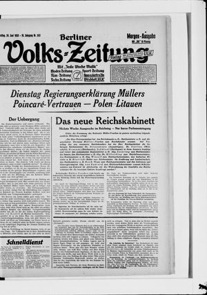 Berliner Volkszeitung vom 29.06.1928