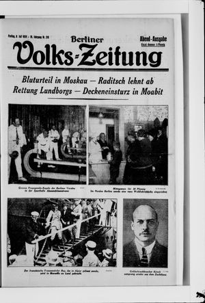 Berliner Volkszeitung vom 06.07.1928
