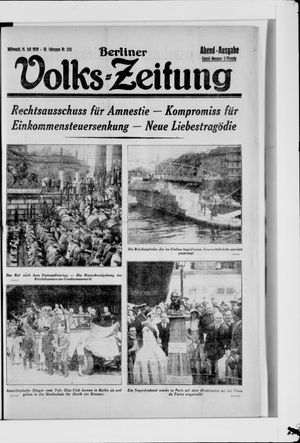 Berliner Volkszeitung vom 11.07.1928