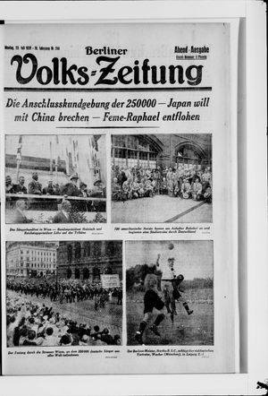 Berliner Volkszeitung vom 23.07.1928