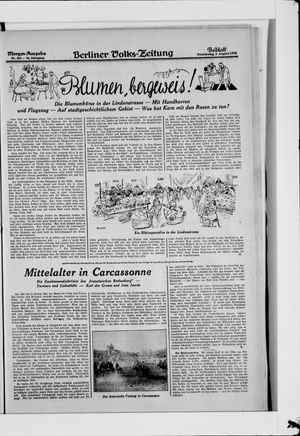 Berliner Volkszeitung on Aug 2, 1928