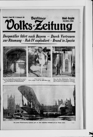 Berliner Volkszeitung vom 04.08.1928