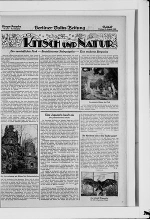 Berliner Volkszeitung vom 10.08.1928