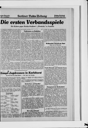 Berliner Volkszeitung vom 26.08.1928