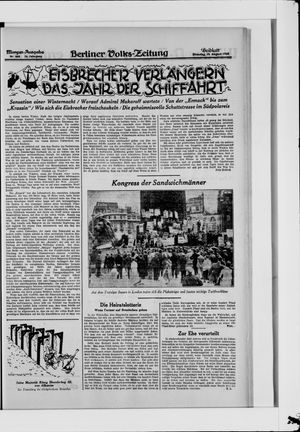Berliner Volkszeitung vom 28.08.1928