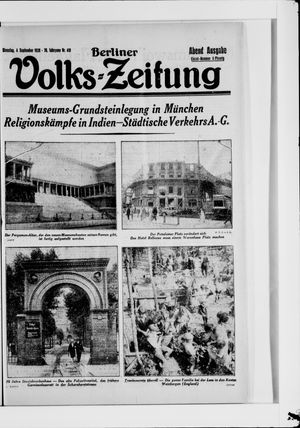 Berliner Volkszeitung vom 04.09.1928