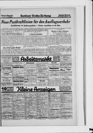 Berliner Volkszeitung vom 06.09.1928