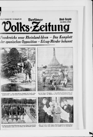 Berliner Volkszeitung vom 14.09.1928