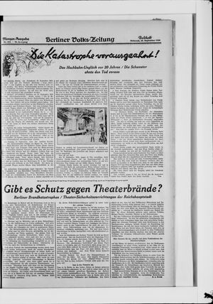 Berliner Volkszeitung vom 26.09.1928