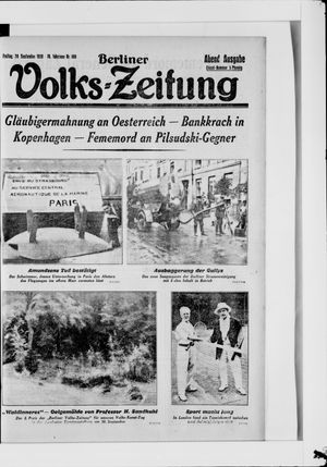 Berliner Volkszeitung vom 28.09.1928