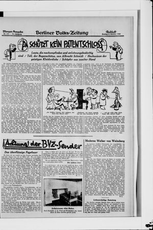 Berliner Volkszeitung vom 05.10.1928