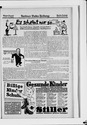 Berliner Volkszeitung vom 14.10.1928