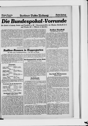 Berliner Volkszeitung vom 14.10.1928