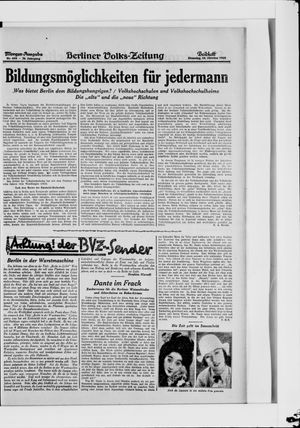Berliner Volkszeitung vom 16.10.1928
