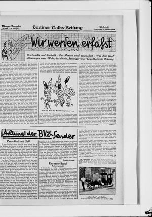 Berliner Volkszeitung vom 18.10.1928