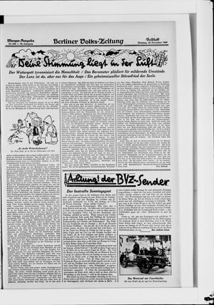 Berliner Volkszeitung vom 20.11.1928