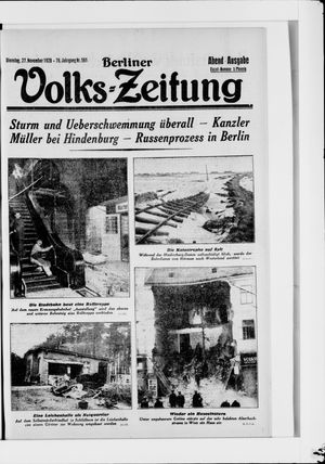 Berliner Volkszeitung vom 27.11.1928