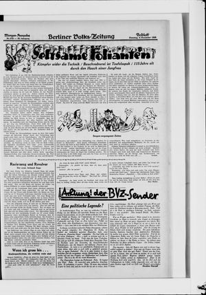 Berliner Volkszeitung vom 04.12.1928