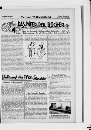 Berliner Volkszeitung vom 14.12.1928