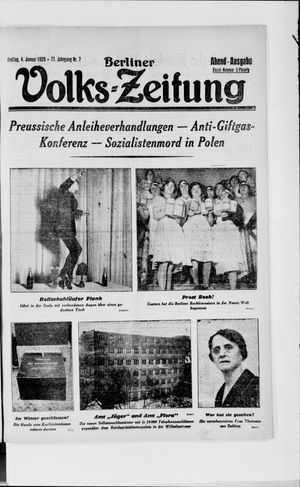 Berliner Volkszeitung on Jan 4, 1929