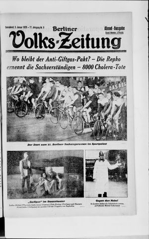 Berliner Volkszeitung vom 05.01.1929