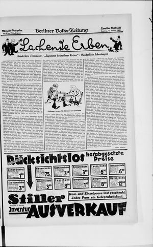 Berliner Volkszeitung on Jan 13, 1929