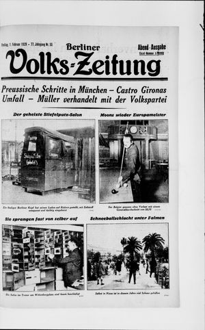 Berliner Volkszeitung vom 01.02.1929