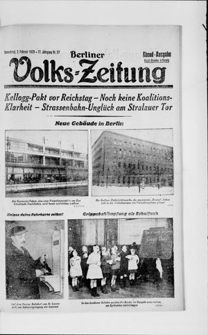 Berliner Volkszeitung on Feb 2, 1929