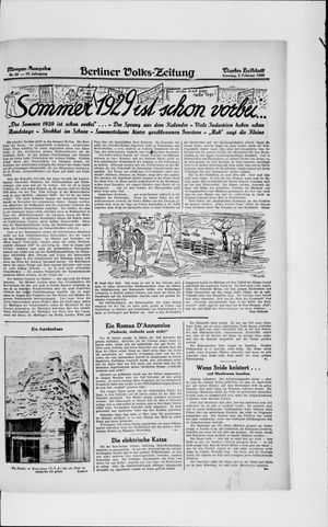 Berliner Volkszeitung on Feb 3, 1929
